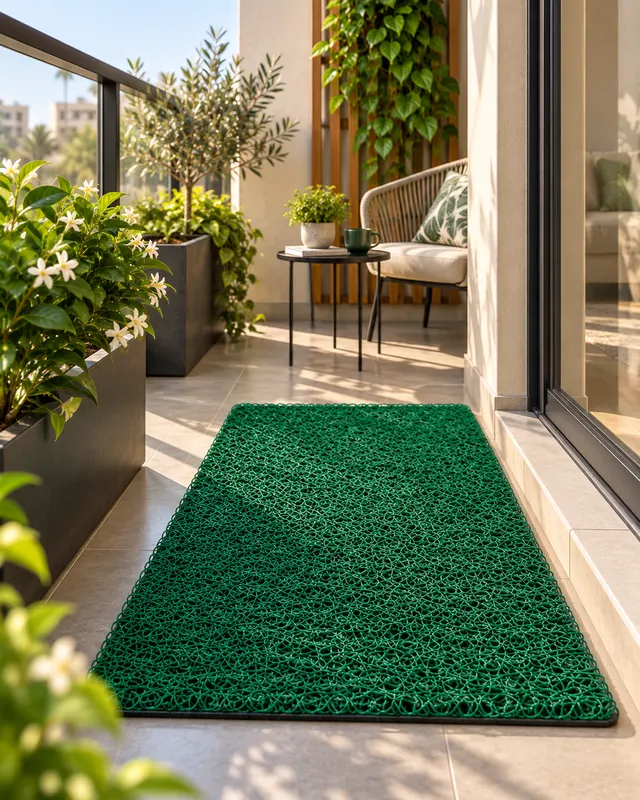 Tapis Spaghetti sur le balcon ou la terrasse