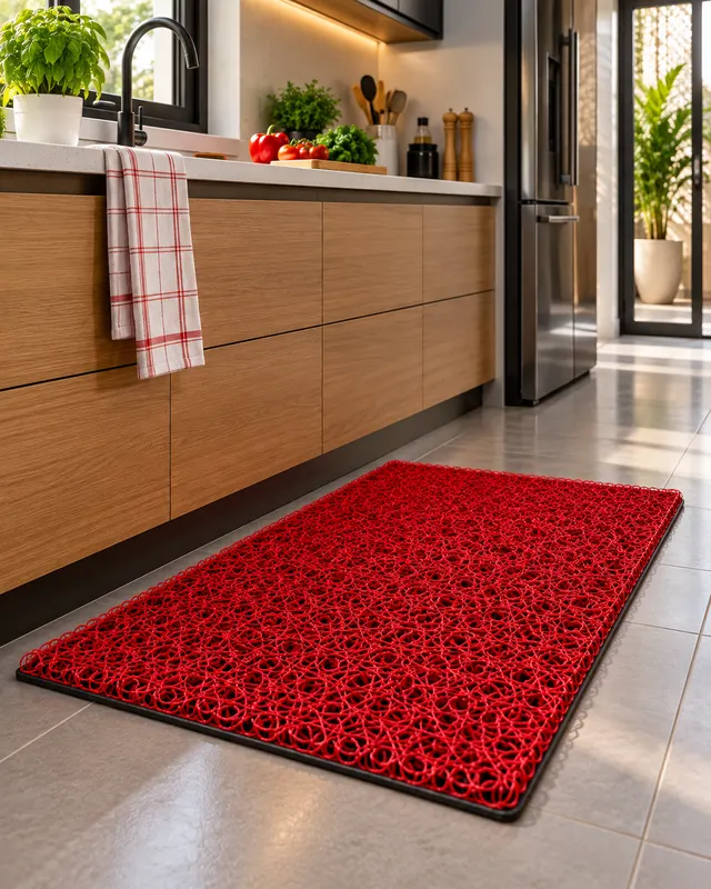 Tapis Spaghetti dans la cuisine
