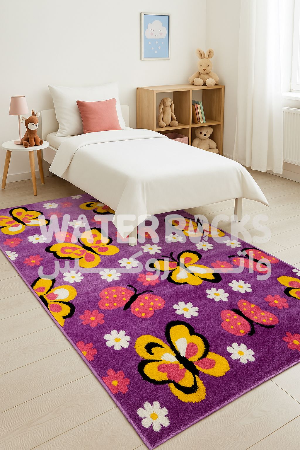 tapis violet kids